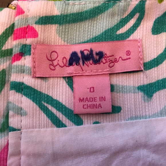 Lilly Pulitzer Pink Daisy Fun Skort 0 - Picture 7 of 8